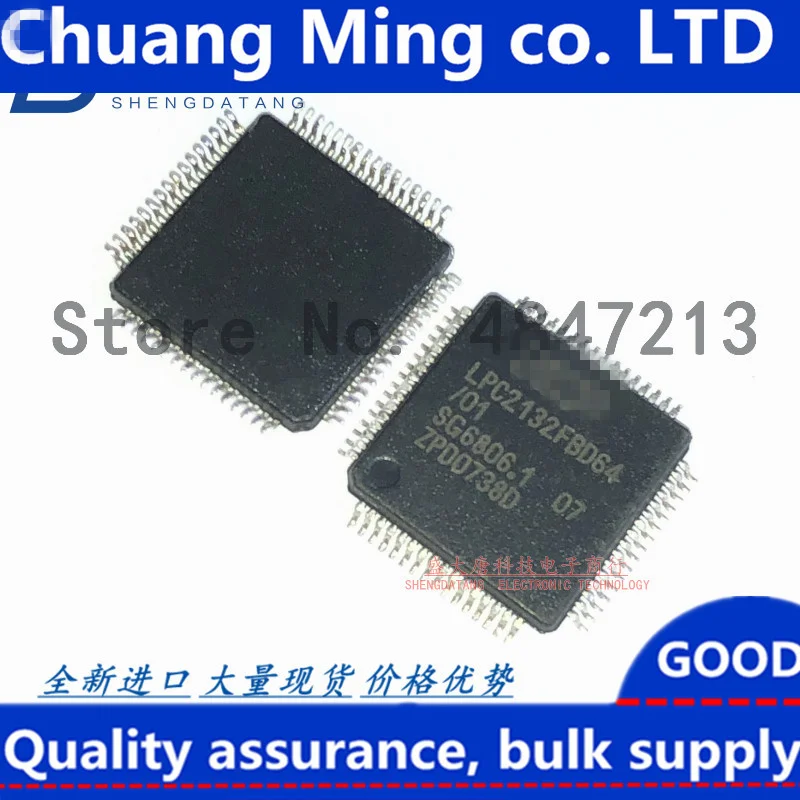 Free Shipping 10pcs/lots LPC2132FBD64/01 LPC2132FBD64 LPC2132 QFP-64 IC In stock!