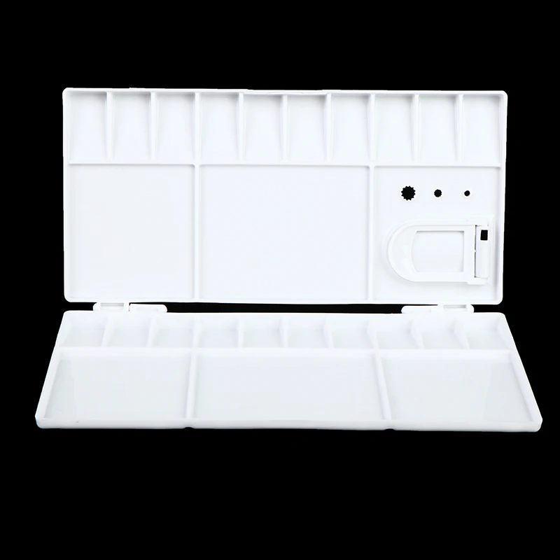 25Grid Folding Watercolor Palette Watercolor Paint Tray Box Pigment Box