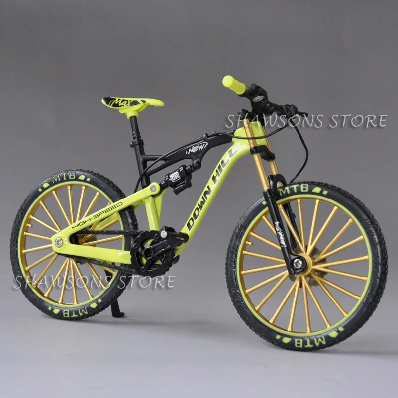 Escala 1:10 Diecast Metal Bicicleta Modelo Brinquedos DH Down Hill Extreme Mountain Bike Réplica Coleções