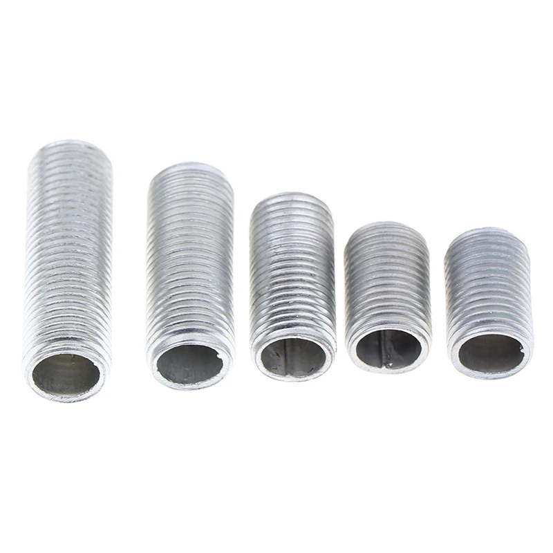 5pcs M10 Hollow Screw Outer Diameter: 10mm Thread Distance: 1mm M10 Hollow Threaded Tube Hollow Screw Lamp Cap Fixing Screw