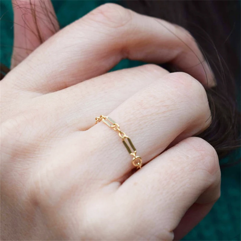 

14K Gold Filled Minimalism Rings Knuckle Ring Gold Jewelry Anillos Mujer Bague Femme Women Accessories Boho Aneis Ring For Women