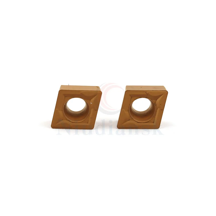 CCMT060204 CCMT060208 LF9018 insertos de carburo de torneado externo de alta calidad insertos de torneado de torno CNC para piezas de acero. 10 Uds.