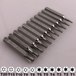 Отвертка 3/25 дюйма (4 мм) Bits Torx T1 T2 T3 T4 T5 T6 T8 T9 T10 PH000 Pentalobe 0,8/1,2 для Macbook Air Pro iphone