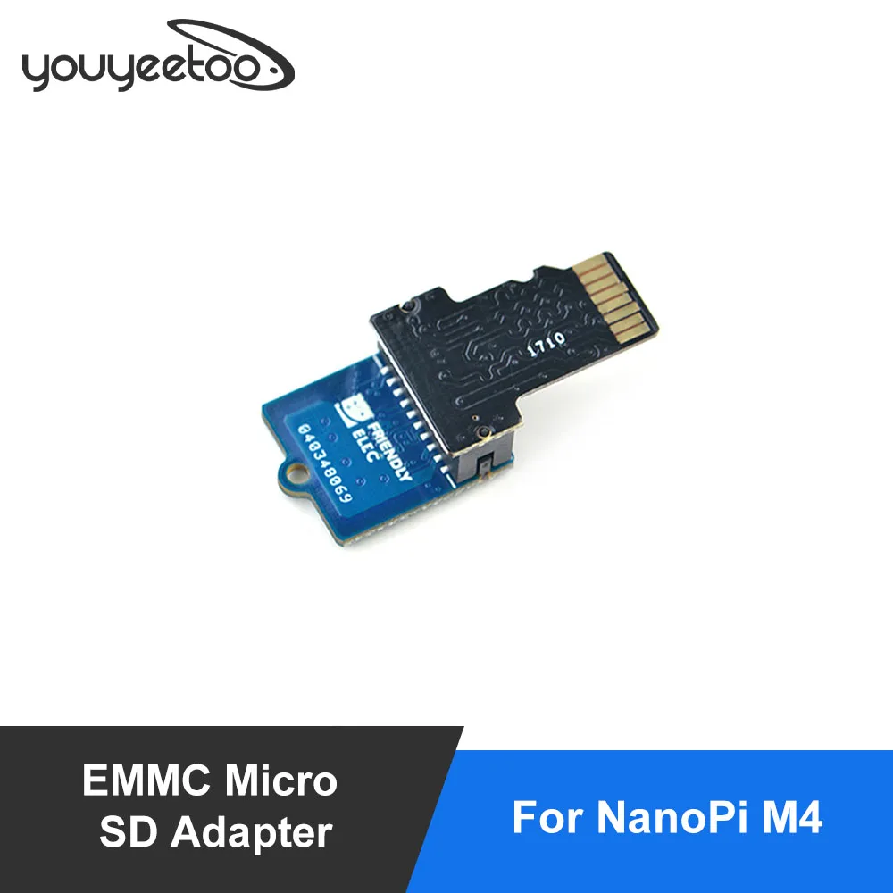 FriendlyELEC EMMC Adapter Micro SD dla NanoPi M4 moduł EMMC radiator