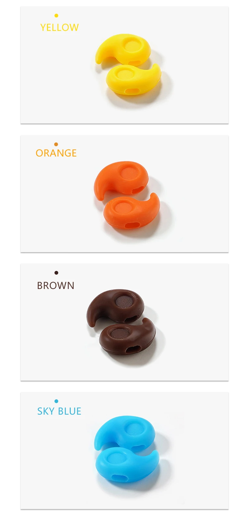 Kinder-Komfort-Brillen, Niedliche Bunte Brillen, Ohrbügel-Haken, Brillen-Silikon-Anti-Rutsch-Schutz und -Halterung für Erwachsene – Detail 5