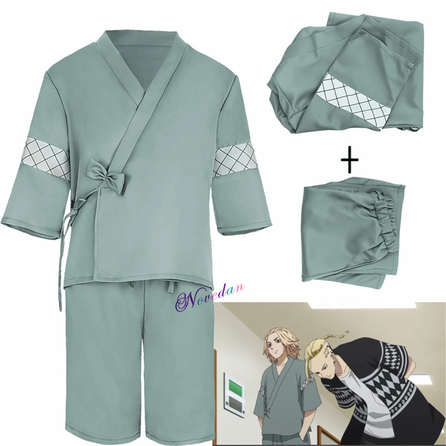 Anime Tokio Manjiro Sano Takemichi Hanagaki Cosplay Kostüm Mikey japanische Kimono Strickjacke Yukata Frauen Kinder Pyjamas