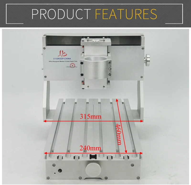 DIY CNC 3020 3040 6040กรอบสกรูบอล4แกนอลูมิเนียมเครื่องกลึง CNC 3020 3040 6040แกะสลักเครื่องไม้โลหะ Router