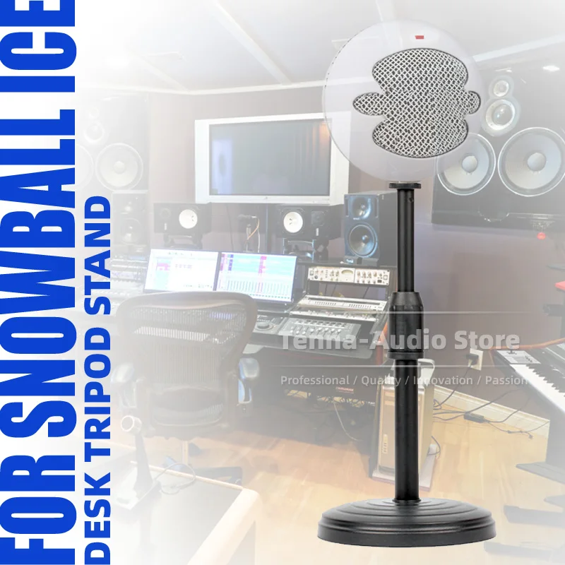 Extending Tabletop Mic Boom Mount Table Holder For BLUE SNOWBALL ICE Desk Microphone Stand Desktop SNOW BALL Adjustable Bracket