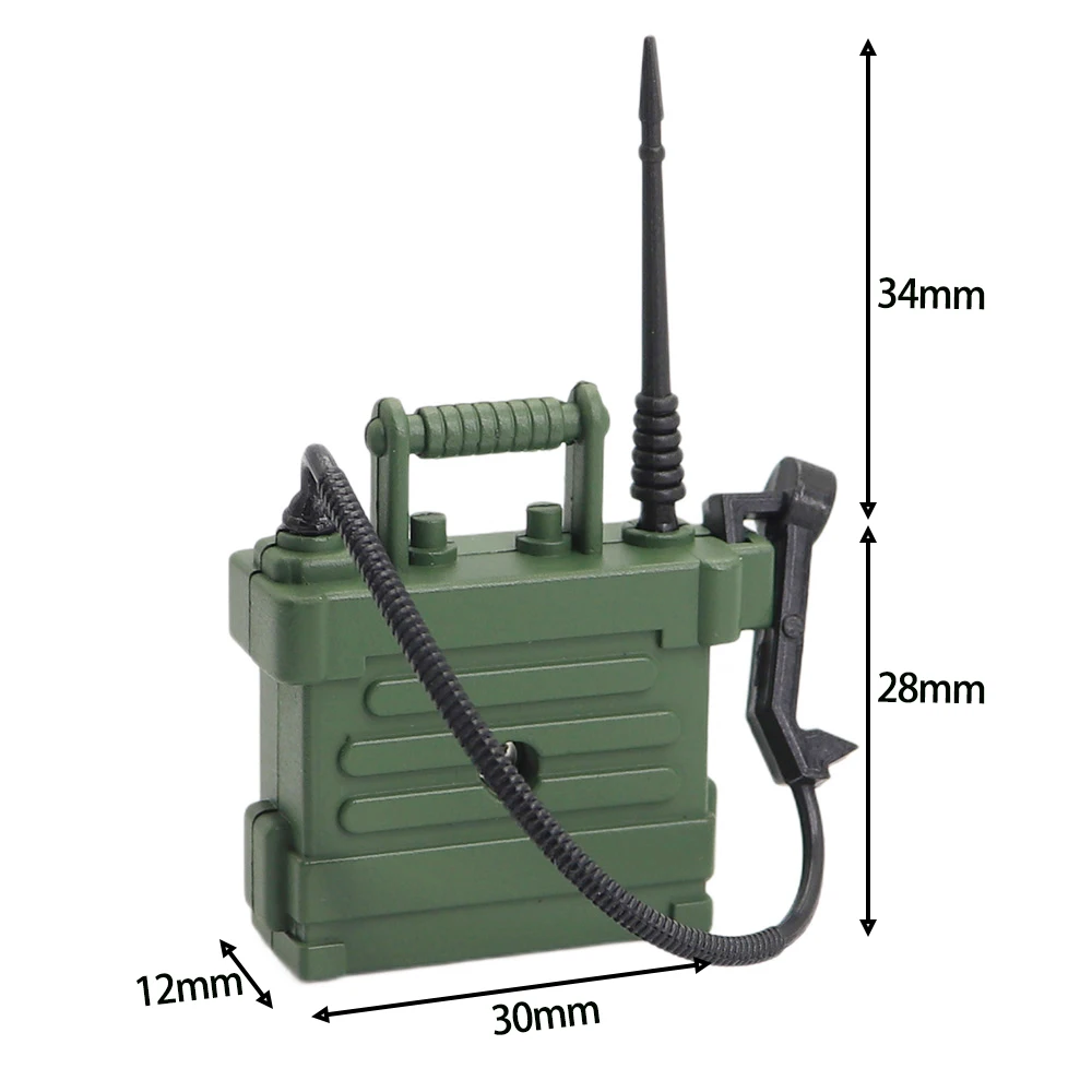 Stacja radiowa na 1/10 skalę telefon dla 1:10 gąsienica RC osiowy SCX10 90046 D90 D110 TF2 Traxxas TRX-4 RC akcesoria samochodowe stacja radiowa