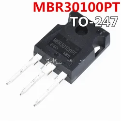 MBR30100PT MBR30100 쇼트키 다이오드 30100PT TO-3P 30A 100V TO-247, 로트당 5 개