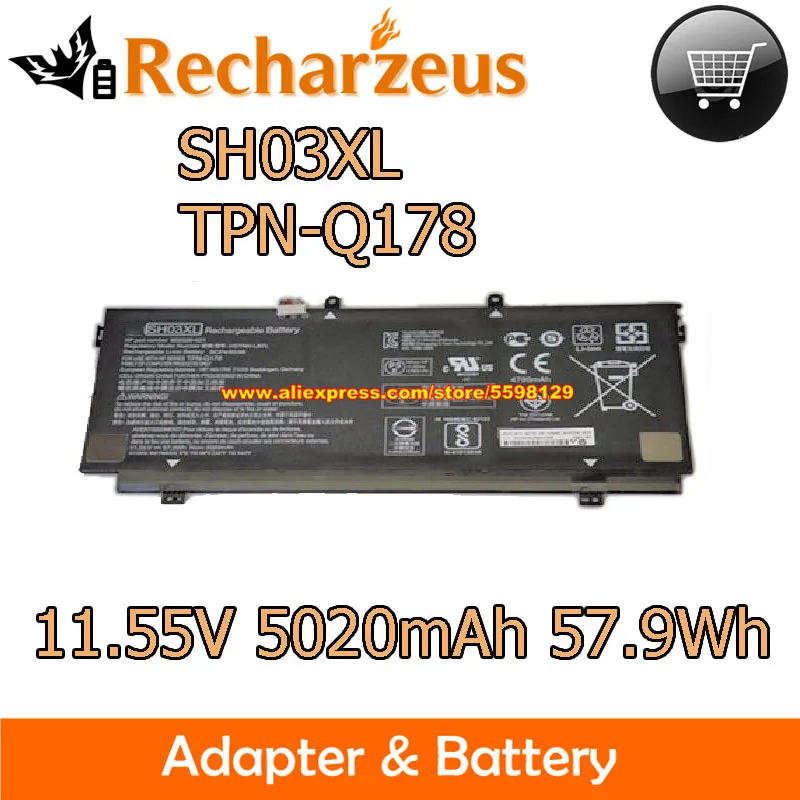 Genuine 11.55V 3cell SH03XL TPN-Q178 HSTNN-LB7L Laptop Battery For Hp 13-AC033TU Spectre x360 13-AC000NB Z4Z31UAABA 13-W027TU