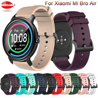 20mm Sport Silicone Watchband for Xiaomi Mibro Air Strap Bracelet Band Smart Watch Replacement Wristband for Mi bro Air correa