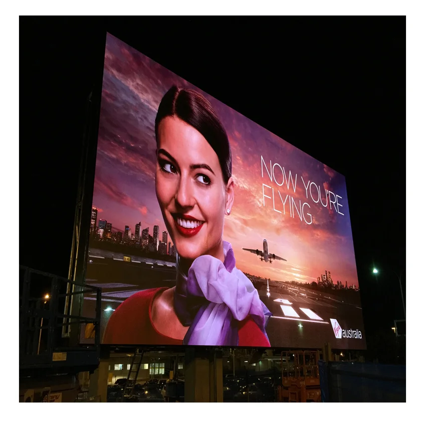 Outdoor RGB Full Color High Quality P10 Led Display Screen Billboards Panels Signs waterproof