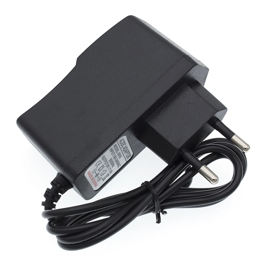 1pcs AC 100V-240V Converter Adapter DC 9V 1A Power Supply EU Plug DC 5.5mm x 2.1mm 1000mA  UNO MEGA