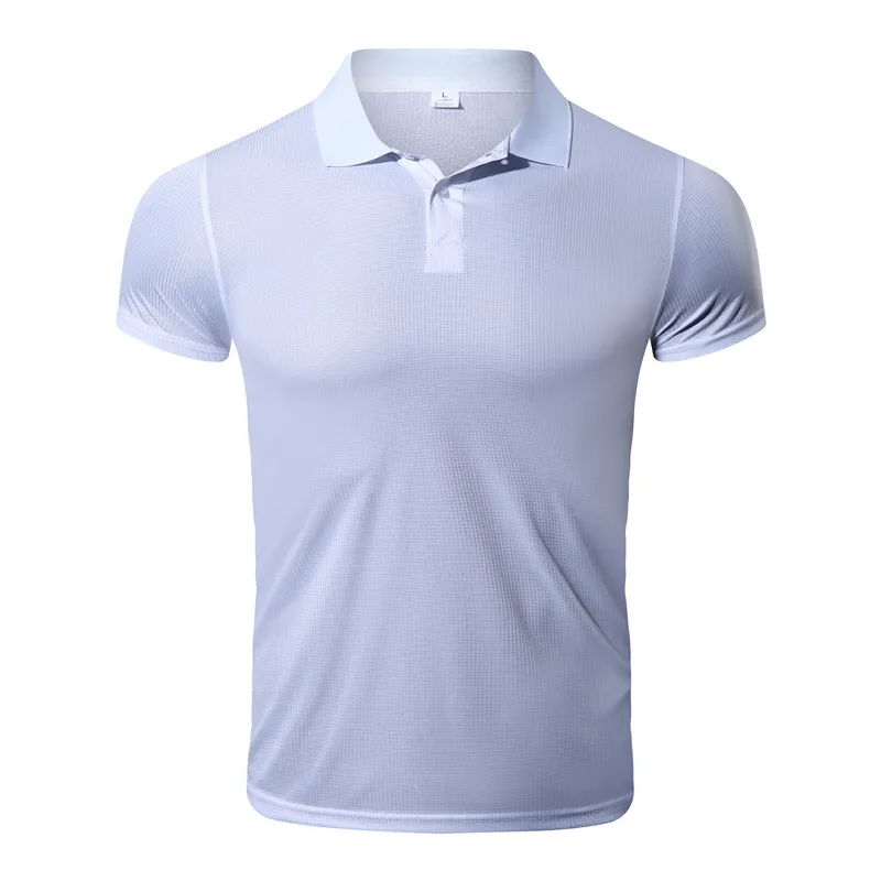 2023 Dry Fit T Shirt Man Summer Polo Shirt 100% Polyester Short Sleeve Polo Shirt Clothing Sports Tops Camisetas Masculina