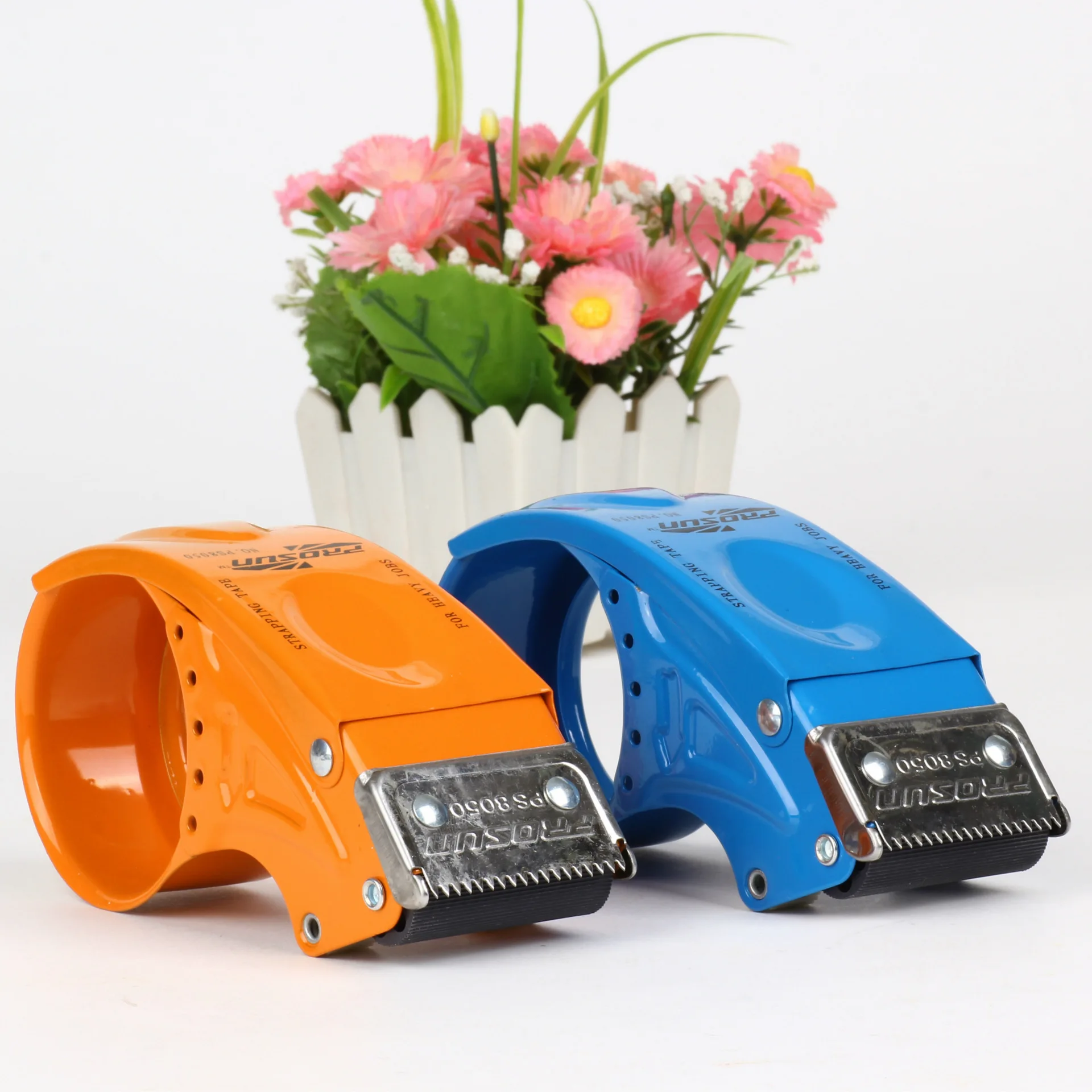 테이프 커터 디스펜서 수동 씰링 장치 포장기 카톤 실러 폭 48mm/1.89in 패커 절단기
