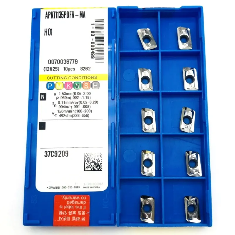 APKT1135PDFR-MA H01 резец для нарезания внутренней резьбы для алюминиевый APMT1135 токарный инструмент R0.8 алюминиевый режущий инструмент станка с числовым программным управлением APMT 1135