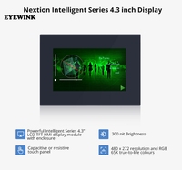 NEW Nextion 4.3 Inch LCD-TFT HMI Display Capacitive/Resistive Touch Panel Module Intelligent Series RGB 65K Color With Enclosure