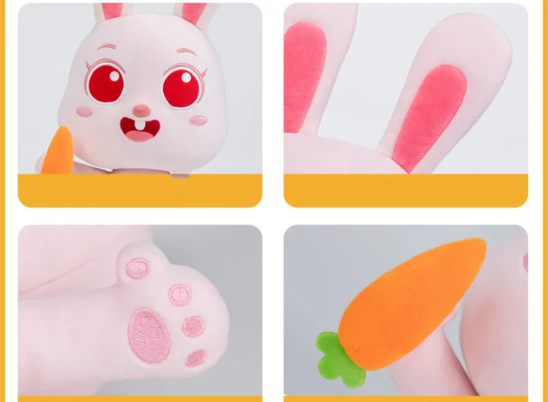 40cm BabyBus Cute Rabbit Plush Toys Soft Stuffed Dolls For Kid Girls Birthday Christmas Gift