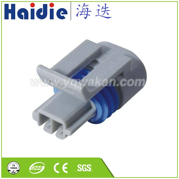 

Free shipping 5sets 2pin Auto Electri wire harness plugWater temperature sensor plug plastic connector 12162197