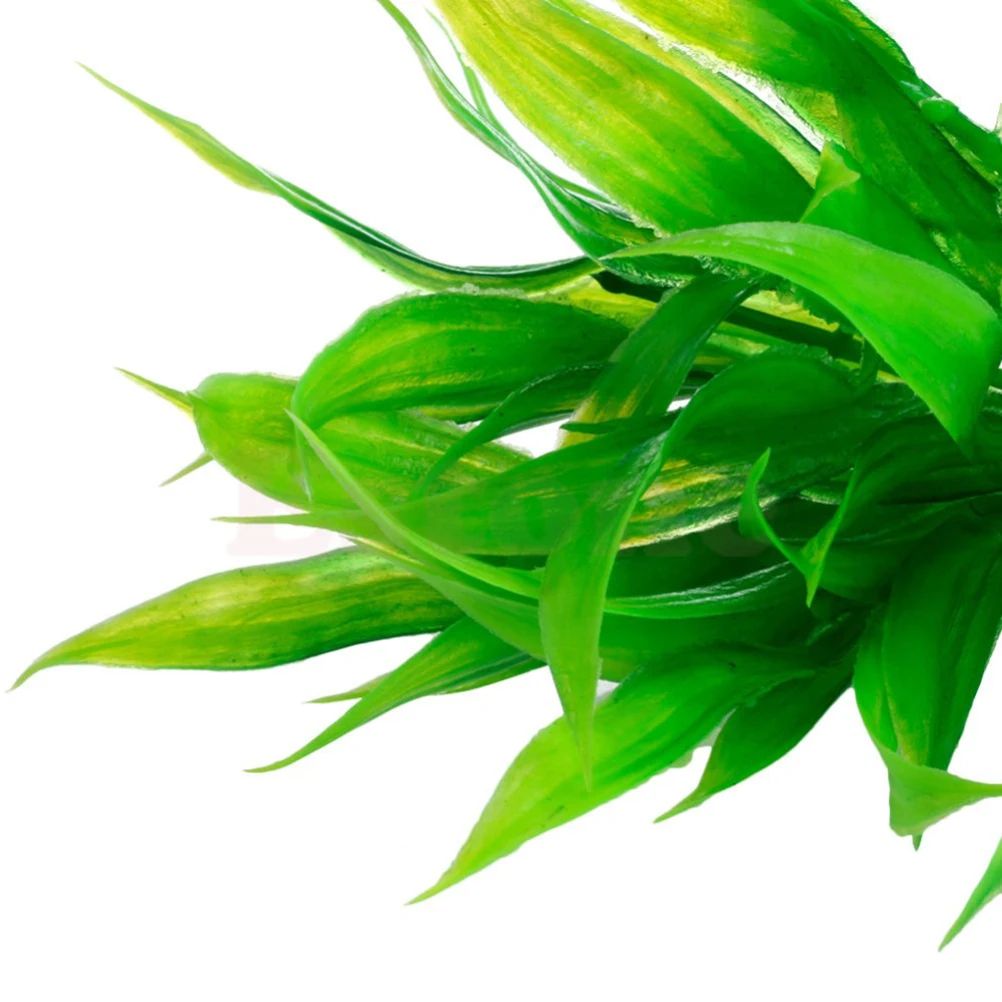 15 CENTIMETRI/10 CENTIMETRI Subacquea Artificiale Pianta Acquatica Ornamenti Per Acquario Serbatoio di Pesce Verde Acqua Erba Paesaggio Decorazione