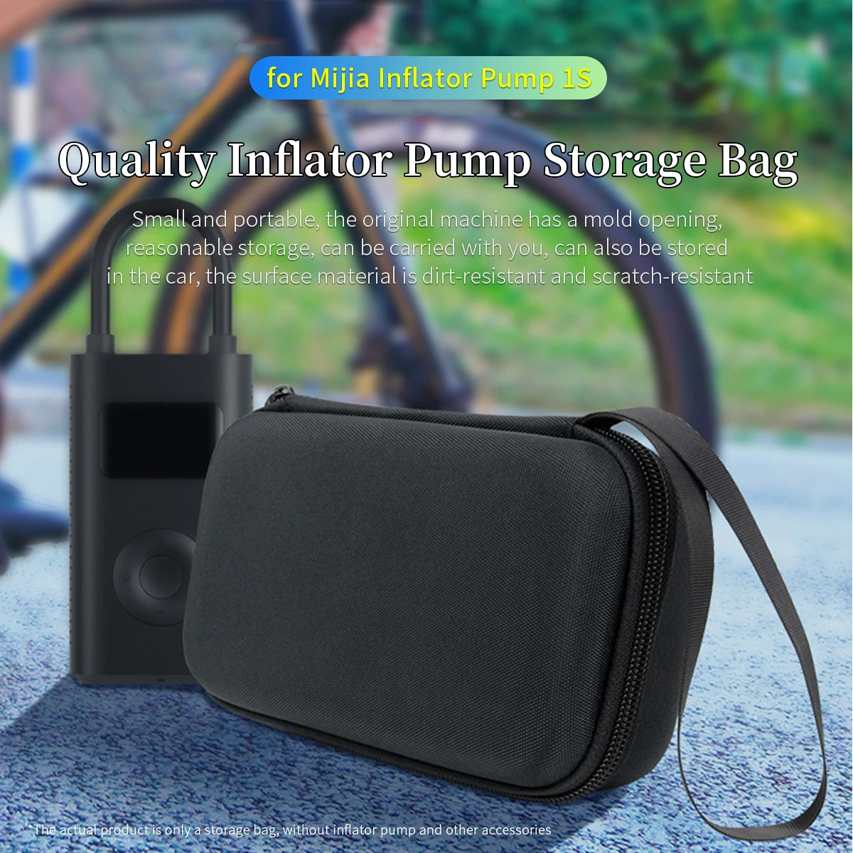 Hard EVA Case for Xiaomi Mijia Electric Inflator Pump 1S Storage Bags Portable Digital Tire Pressure Detection Travel Carry Box