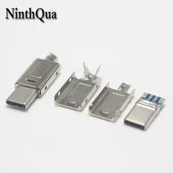 4P / 5P Type C Male USB C OTG Type-C to Type-C Charger Adapter For Computer Mobile Phone Accessories