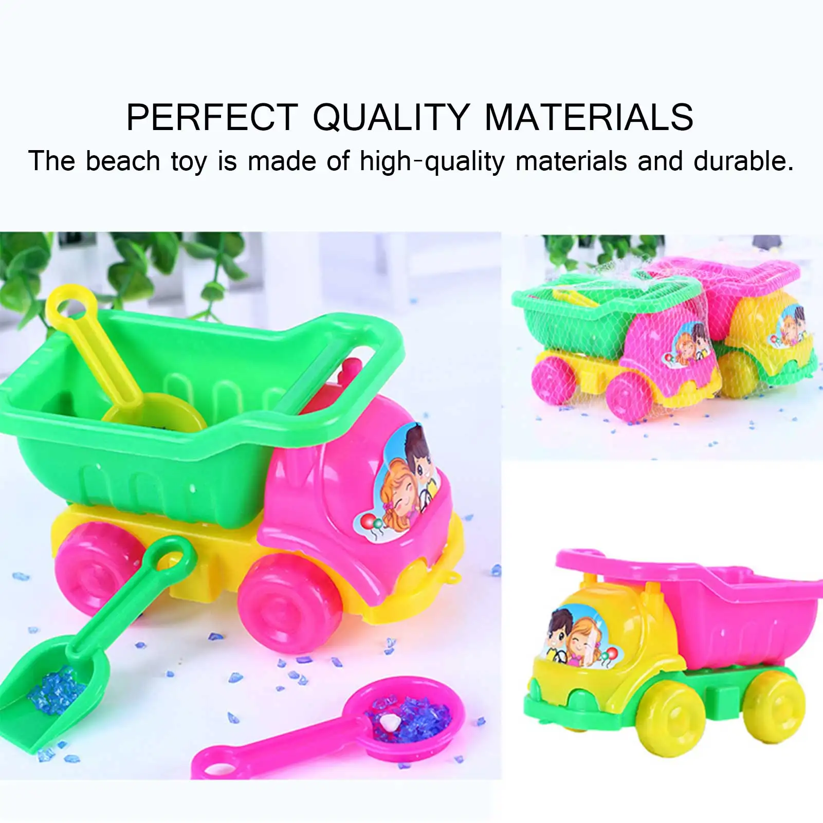 Beach Toy Dump Truck Kids Sand Toy Truck Construction Vehicle Toy Beach Toys Playset Truck Sand Shovel Set Outdoor Beach Tool