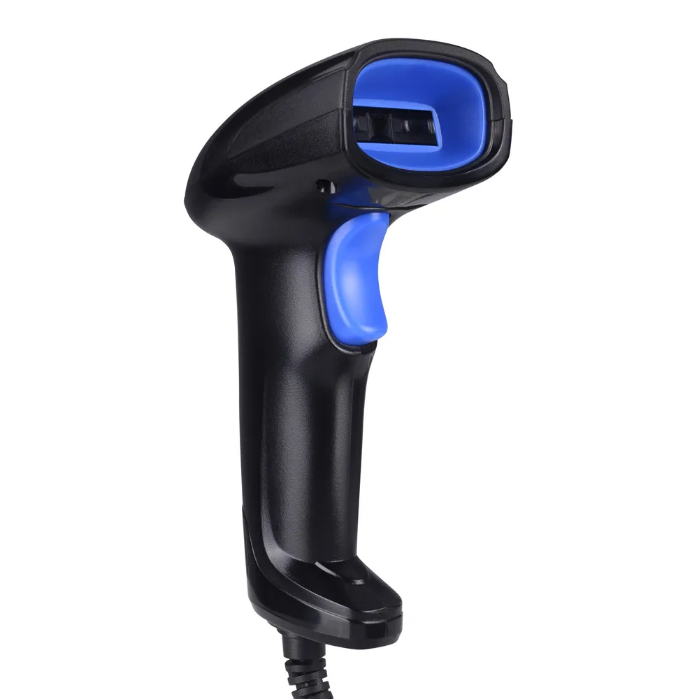 Heißer Verkauf Handheld Wirelress 2,4G Barcode Scanner Freies Verschiffen Verdrahtete USB 1D/2D QR Bar Code Reader PDF417 für IOS Android IPAD