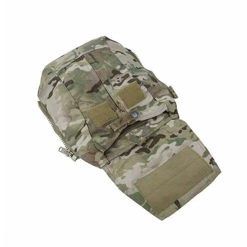 TMC Tactical Vest Zipper-on Panel Bag CPC AVS JPC1.0 Pouch Shooting Multicam Vest Plate Carrier Bags