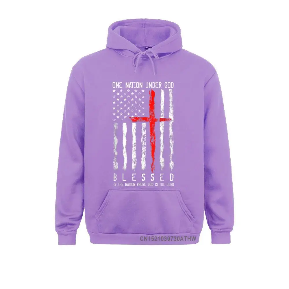 Hoodies Hoods Patriotic Christian Quot Blessed Quot One Nation Under God Mother Day Men Sweatshirts Geek Cheap