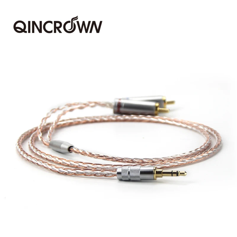 Hifi 3,5mm 2 RCA Male to Male Audio Cable Gold-Plated RCA macho Cable for Home Theater DVD TV Amplifier CD Soundbox