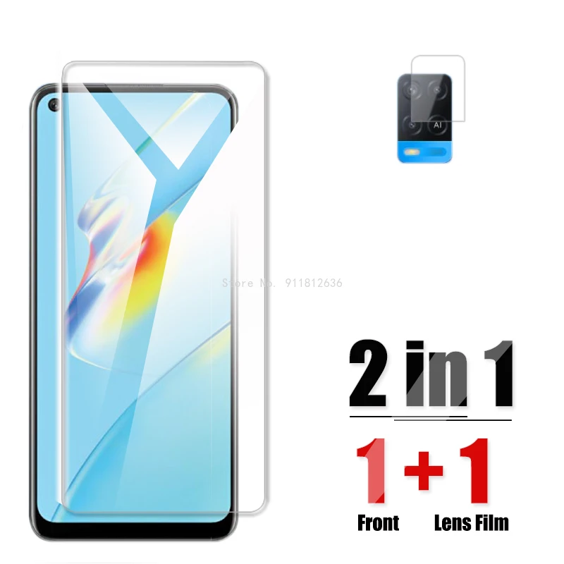 9H Screen Protector Glass For Oppo A94 A54 4G A 54 Protective Glass On For Oppo A74 5G 2021 Camera Lens Premium Tempered Film