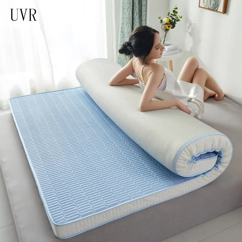 UVR Summer Natural Latex Mattress High Density Memory Foam Filling Tatami Comfortable Bed Employee Dormitory Mattress Help Sleep