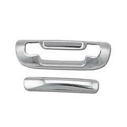 Cubierta de manija de puerta trasera de maletero cromada para Jeep Grand Cherokee, 1999-2004