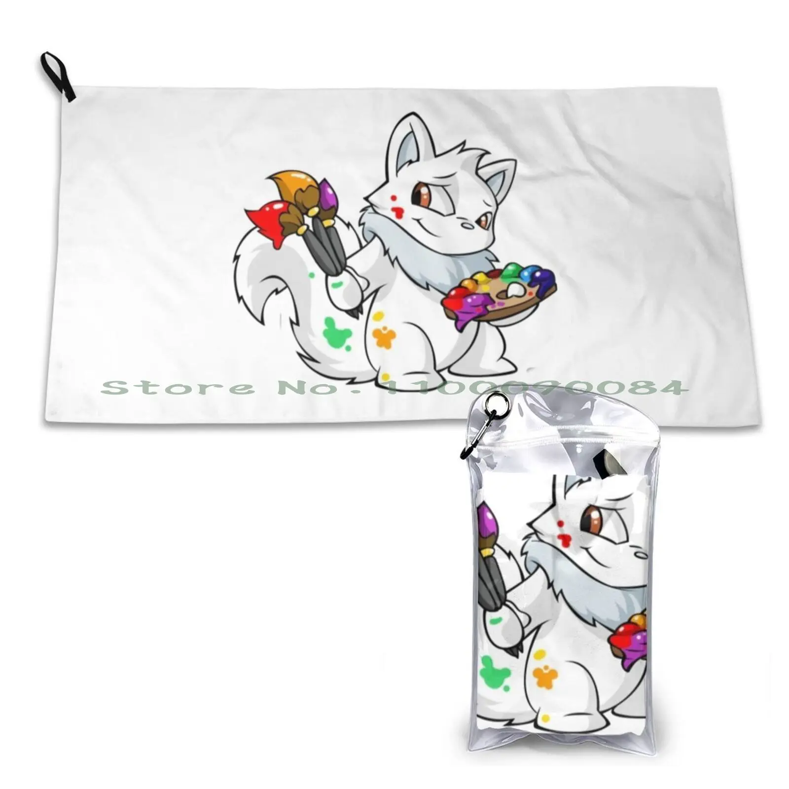 Быстросохнущее полотенце Neopets для спортзала, ванны, портативное полотенце с рисунком собаки Бультерьера, мягкое Впитывающее пот быстросохнущее полотенце на английском языке