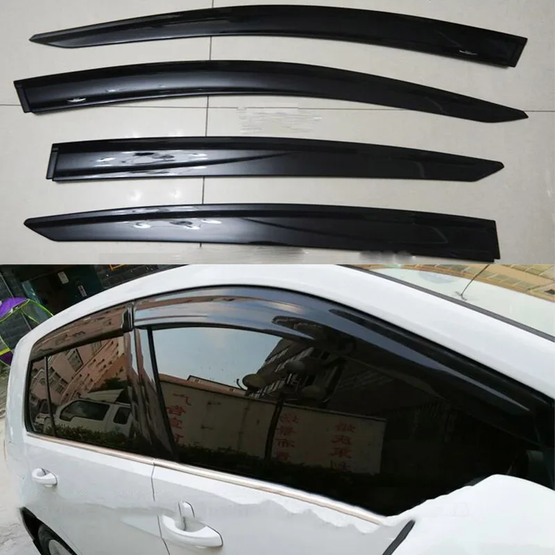 

For VW GOLF 7 MK7 2014 2015 2016 2017 Side Window Deflector Acrylic Sun Rain Deflector Weather Shield