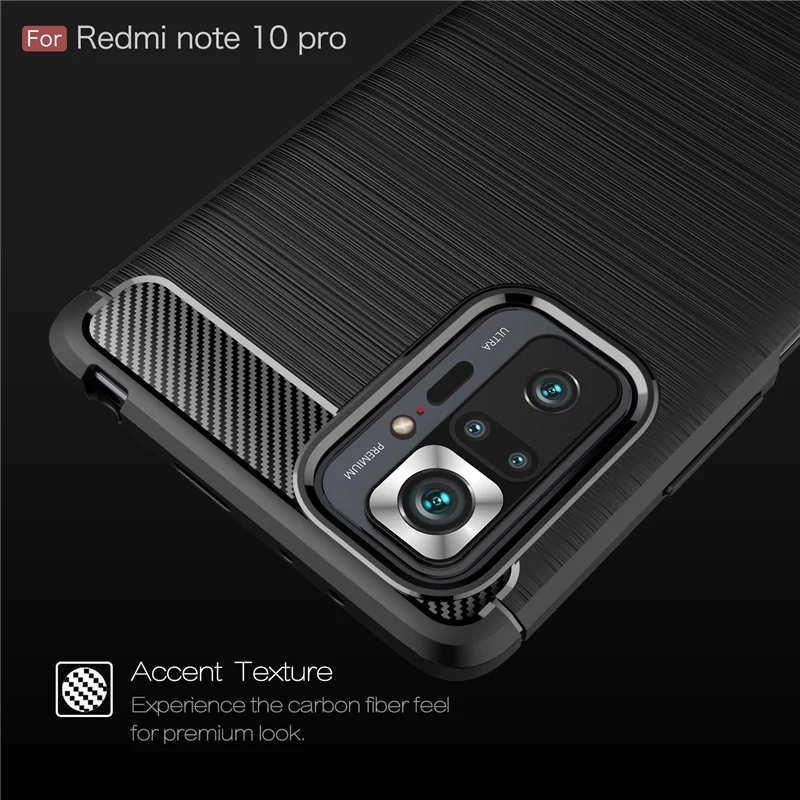 For Case Xiaomi Redmi Note 10 Pro Cover For Redmi Note 10 Pro Capa Shockproof Bumper TPU Soft Cover For Redmi Note 10 Pro Fundas