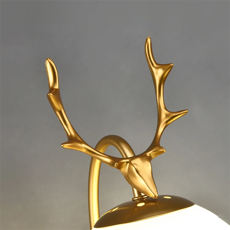 Imagem -04 - Nordic Deer Wall Lamp For Home Luzes Led Modernas para Sala de Estar Lâmpadas de Parede Modelo Designer Decoração do Quarto Iluminação Antler