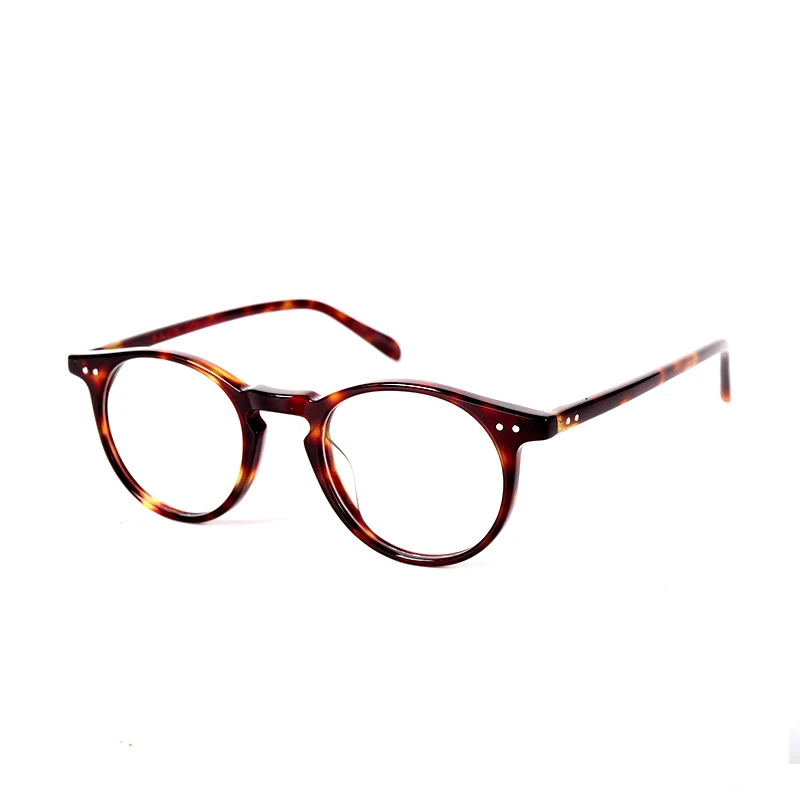 BETSION Vintage Glasses Women Oval Round Eyeglass Frames Handmade Men Full Rim myopia Glasses Spectacles Prescription Eyewear