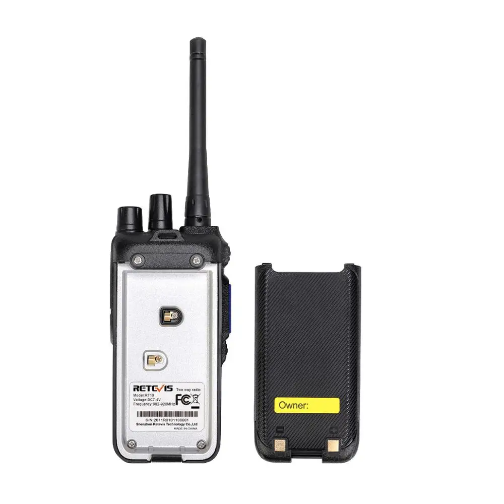 Retevis RT10 Digital Walkie Talkie 902-928MHz 1W Digital & Analog Dual Mode Radio Dua Arah Berguna Hanya untuk AS/Kanada/Brasil