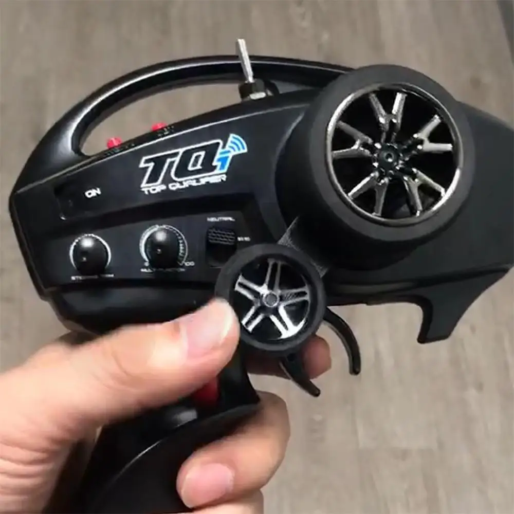 Hdrc Tqi Controller del volante a una mano per il veicolo cingolato Rc 1/10 Traxxas Summit X-maxx E-reov Trx6 Bronco Trx-4 tattiche