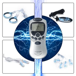 Bdsm Kit Electric Shocker Gay Fetish Men Cock Ring Nipple Clamp Clitoris Stimulator Electro Sex Games For Adults Bdsm Toys Anal