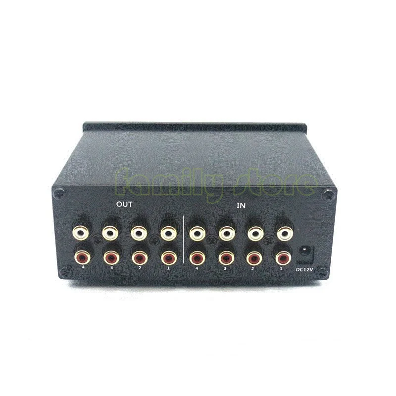 4 in 4 out 4 input 4 output conversion to distribute hifi audio signal adapter,Lossless audio switcher