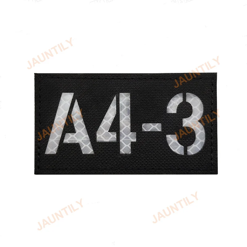 Pager Nummer Roepnaam Patch Infrarood Muiticam Cp 1/2/3/6B9 Tactische Militaire Badges Reflecterende A4-1/2/3/4 Ir Patch Armband