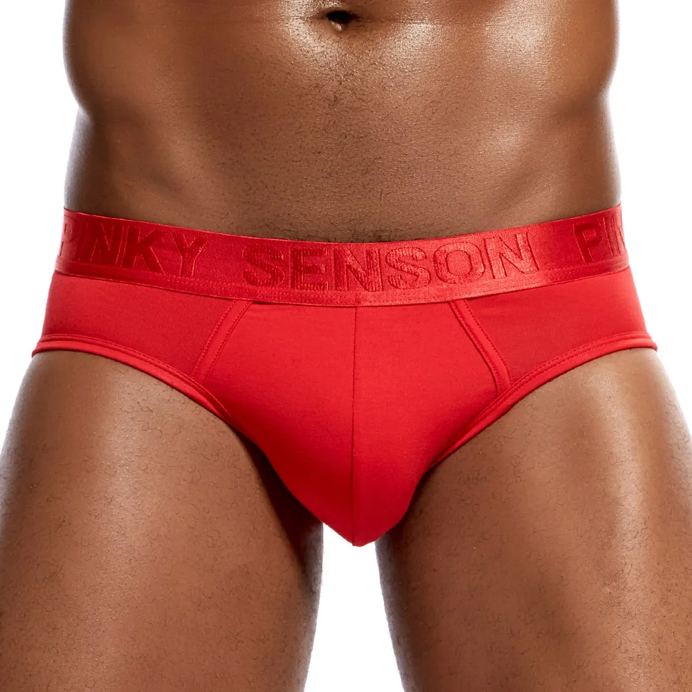 Pinky Senson Men Briefs Underwear Modal Sexy Underpants Hommes Shorts Ondergoed Mannen Bermuda Masculina Calcinha Transparente