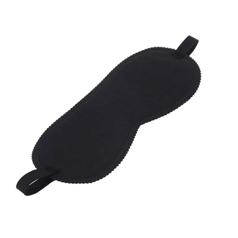 Kobiety mężczyźni miękka czarna maska na oczy s szybka śpiąca podróżna maska do spania maska na oczy Eyeshade Cover Shade Patch przenośna opaska na