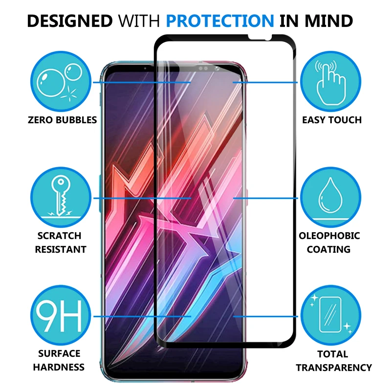 2 In 1 Back Camera Lens Film & Screen Protector Protective Tempered Glass For ZTE nubia Red Magic 6 6s Pro 5G 6.8