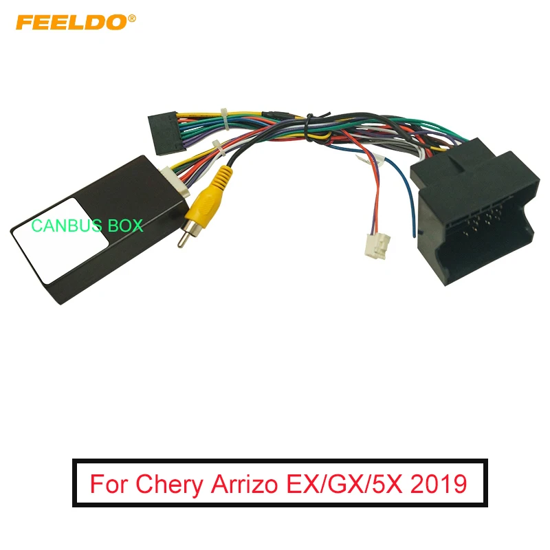 

Car 16pin Audio Wiring Harness With Canbus Box For Chery Arrizo EX/GX/5X 2019 Aftermarket Stereo Installation Wire Adapter