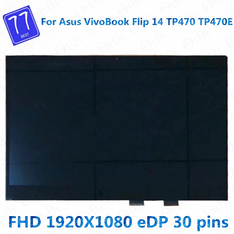 Original 14'' For Asus VivoBook Flip 14 TP470 TP470E TP470EZ Display Touch Screen Lcd Assembly FHD 1920*1080